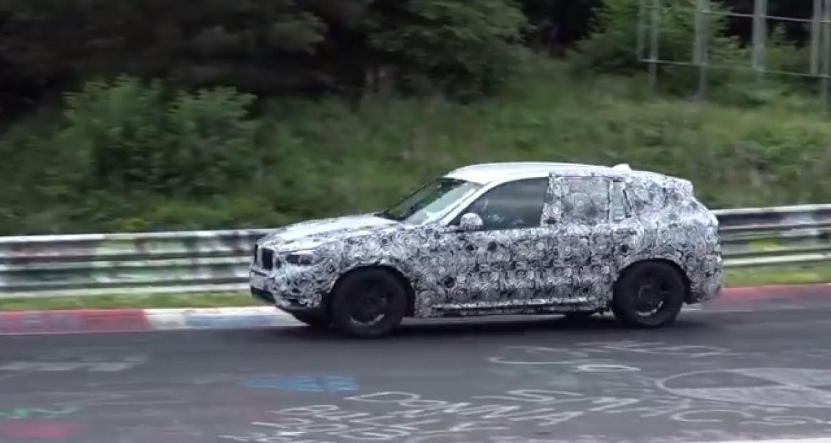 Spyshot : le BMW X3 poursuit son développement