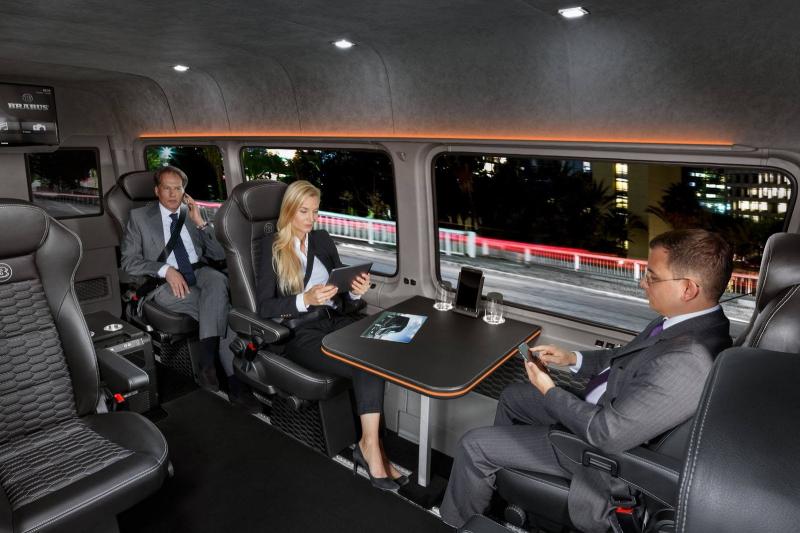  - Brabus VIP Conference Lounge : le Mercedes Sprinter version salon de travail roulant 1