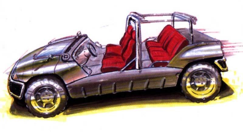  - Les concepts ItalDesign : Fiat Formula 4 et Hammer (1996) 2