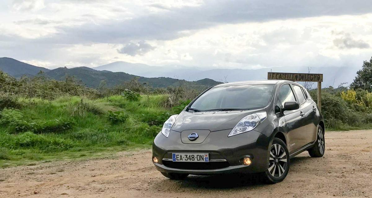Essai Nissan Leaf 30 kWh en Corse : Panne sèche impossible ?