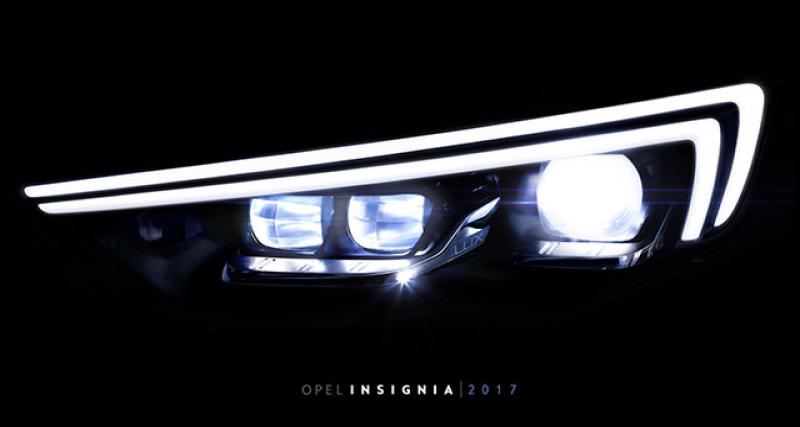  - L'Opel Insignia dévoile son regard
