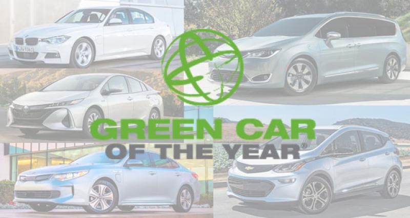 - Green Car of the Year, 5 finalistes en lice
