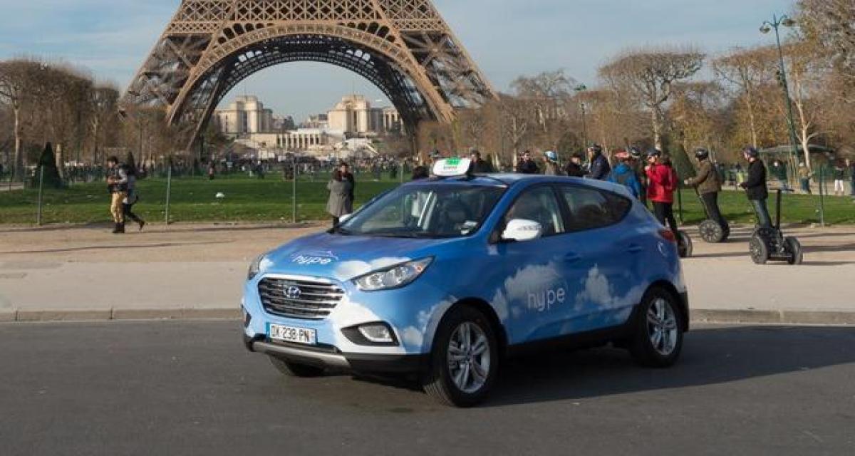 Hyundai ix35 Fuel Cell : 60 exemplaires pour la Société du Taxi Electrique Parisien