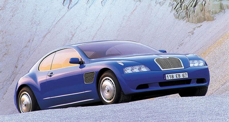  - Les concepts ItalDesign : Bugatti EB118 (1998)