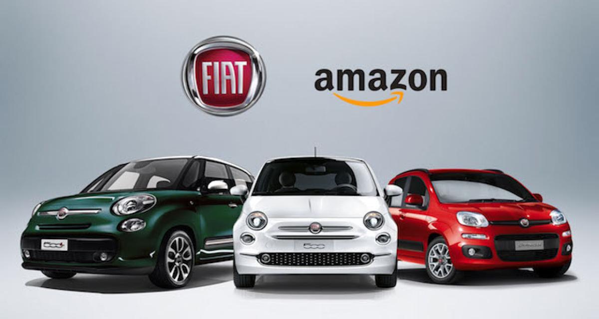 Fiat va vendre des voitures sur Amazon en Italie