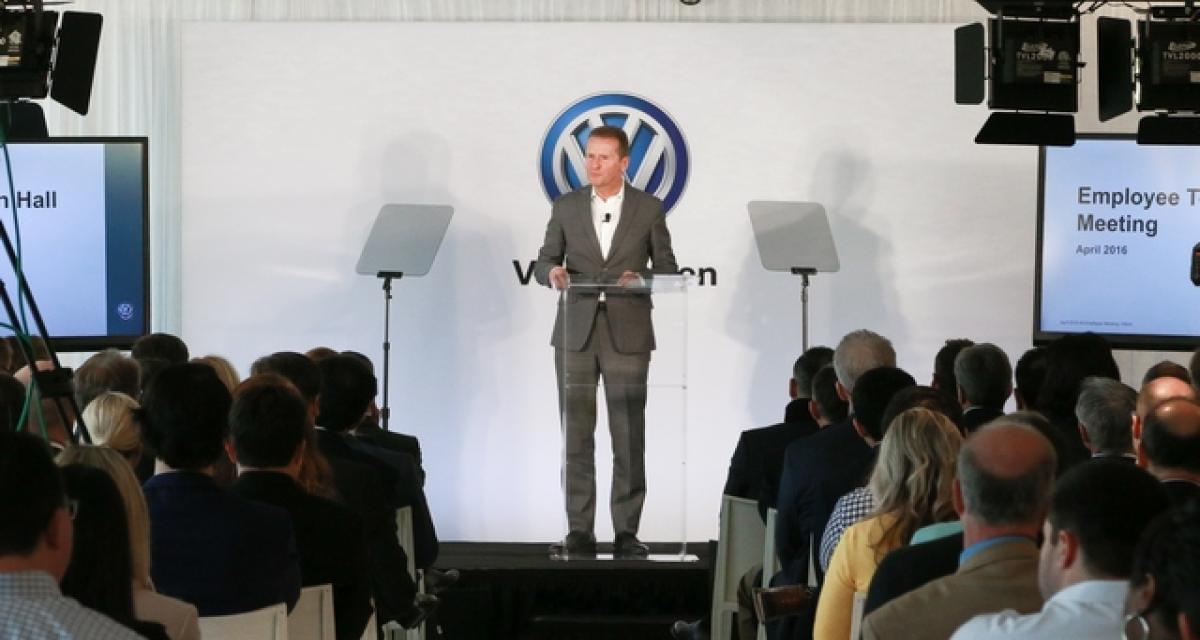 Arrêt définitif du diesel pour VW aux USA : Herbert Diess l'annonce