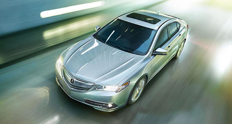  - La TLX sera le second modèle d'Acura produit en Chine