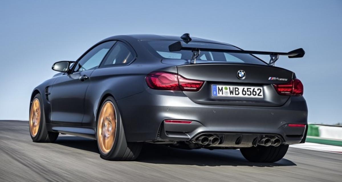 BMW M4 GTS : une série limitée un peu moins limitée que prévu