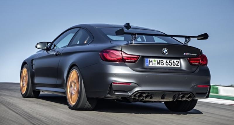  - BMW M4 GTS : une série limitée un peu moins limitée que prévu