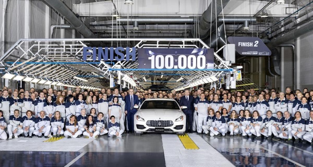 La 100 000ème Maserati produite à Grugliasco
