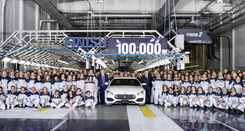  - La 100 000ème Maserati produite à Grugliasco