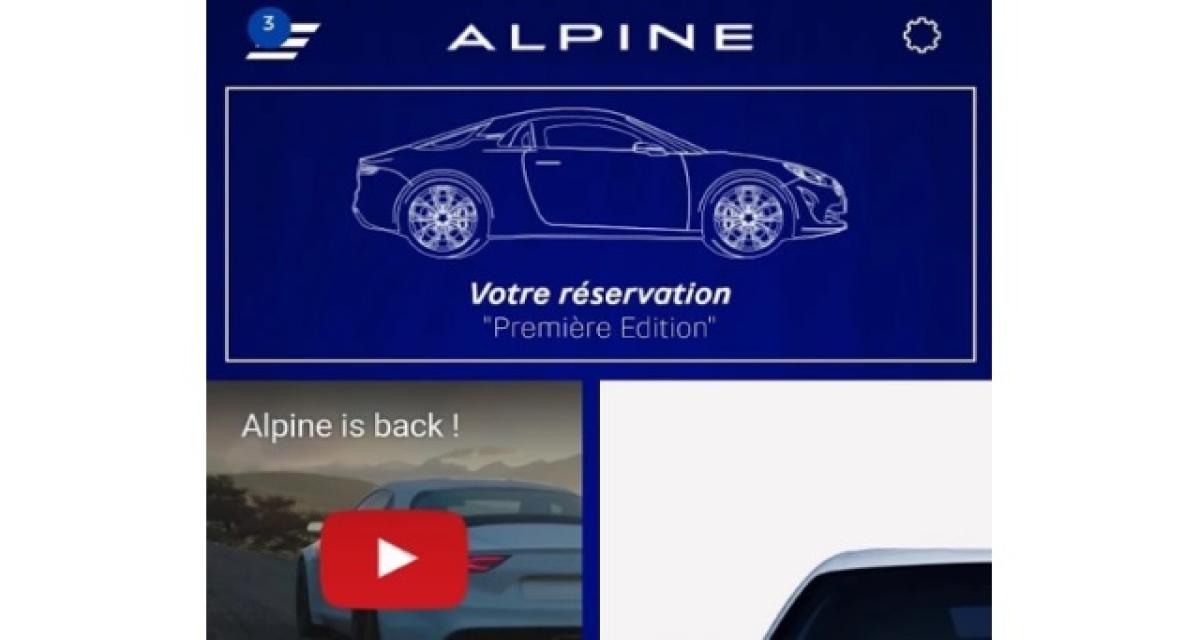 Alpine lance les réservations des 1955 premières 