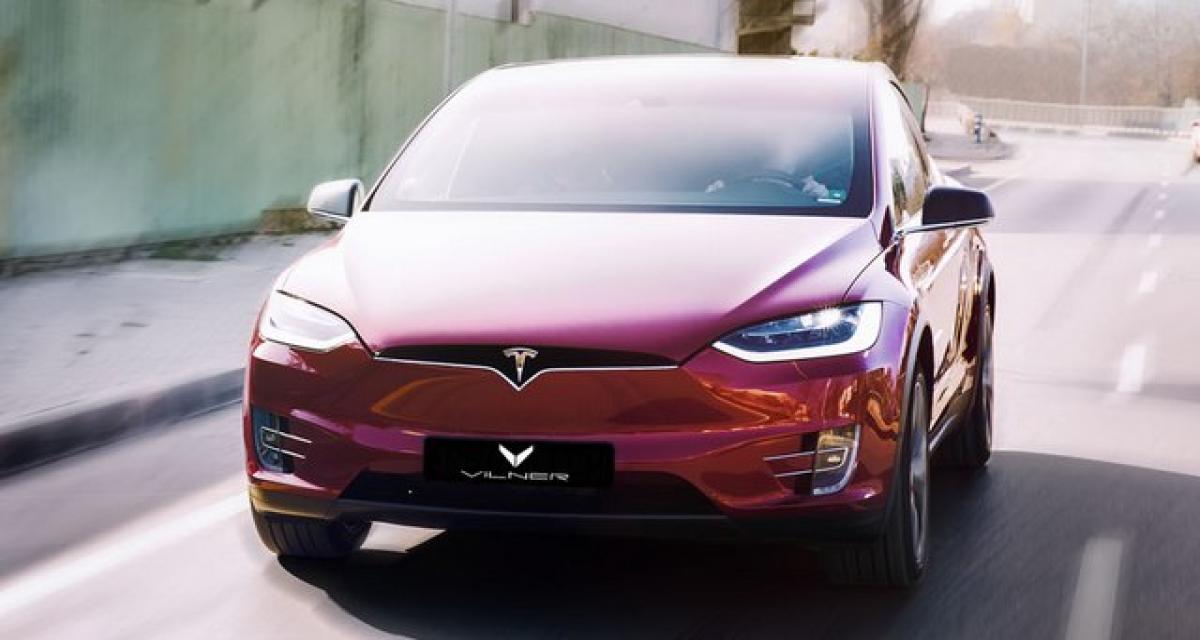 Vilner et le SUV Tesla Model X