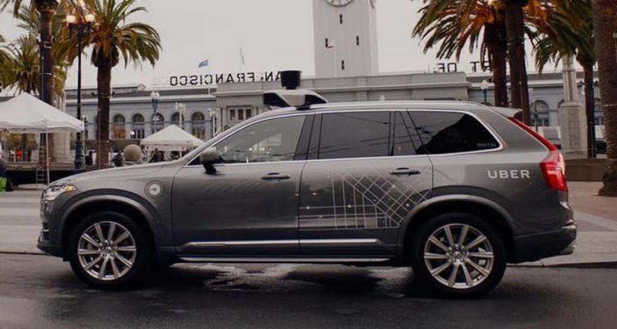 Volvo XC90 autonome en Californie : Uber reconnait un dysfonctionnement