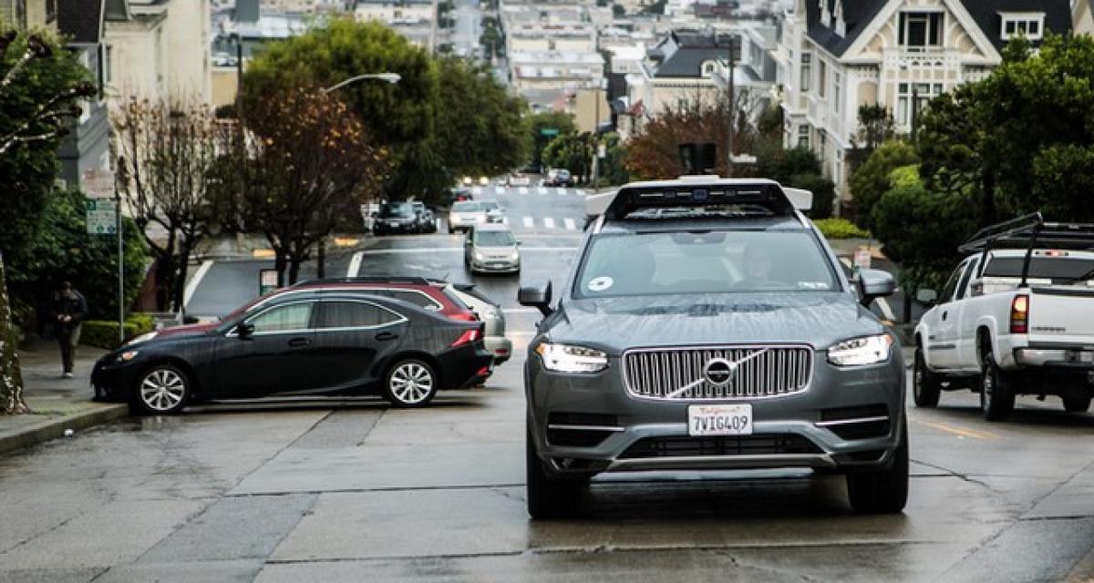 Volvo XC90 autonome à San Francisco : Uber retire sa flotte