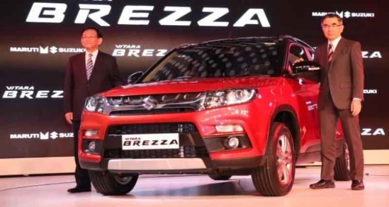  - La Maruti Suzuki Vitara Brezza élue voiture de l'année 2017 en Inde