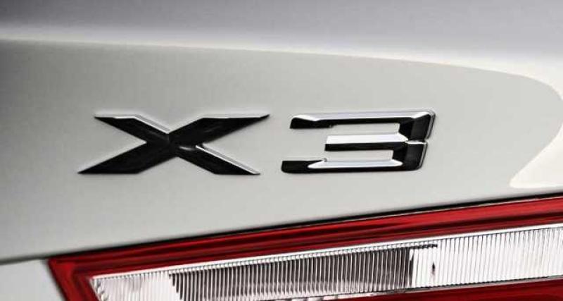  - BMW X3 : le troisième du nom s'annonce