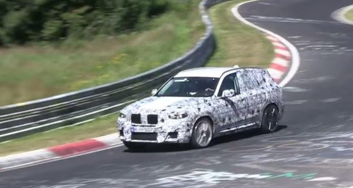 BMW X3 M : suite des réglages