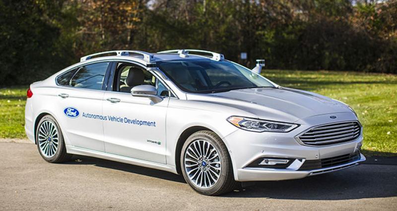  - Ford optimise ses prototypes de Fusion autonome