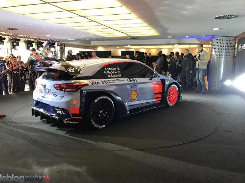  - WRC 2017 live : levé de voile sur la nouvelle Hyundai i20 WRC 1