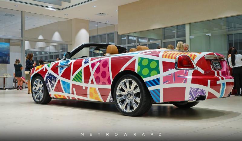  - Rolls-Royce Dawn par Romero Britto 1