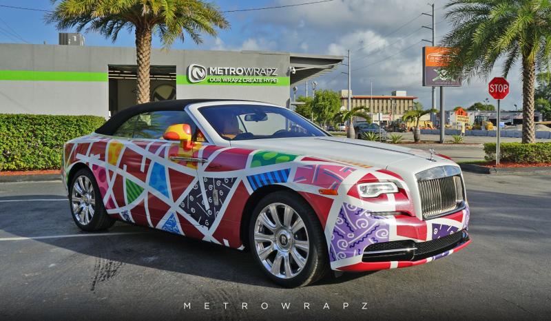  - Rolls-Royce Dawn par Romero Britto 1