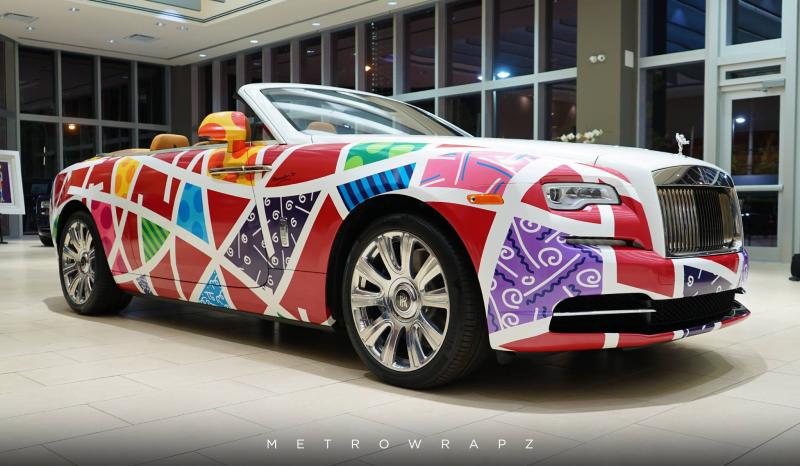  - Rolls-Royce Dawn par Romero Britto 1