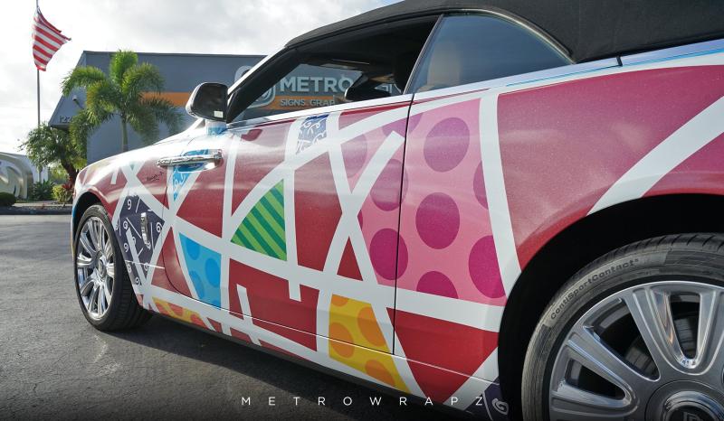  - Rolls-Royce Dawn par Romero Britto 1