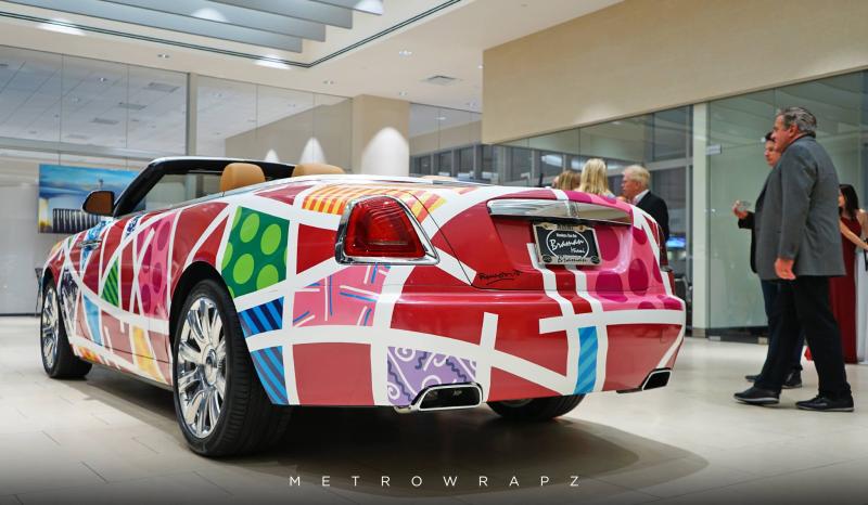  - Rolls-Royce Dawn par Romero Britto 1