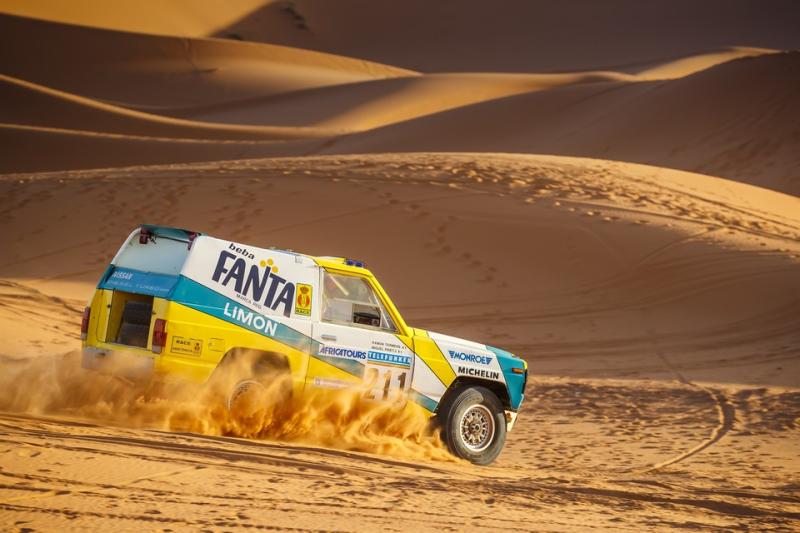 30 ans après, un Nissan Patrol ex-Dakar retrouve les dunes... 1