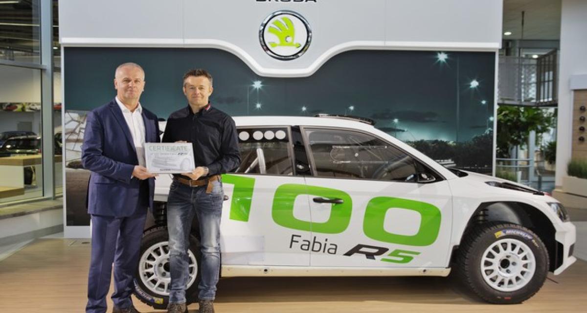 100 Škoda Fabia R5