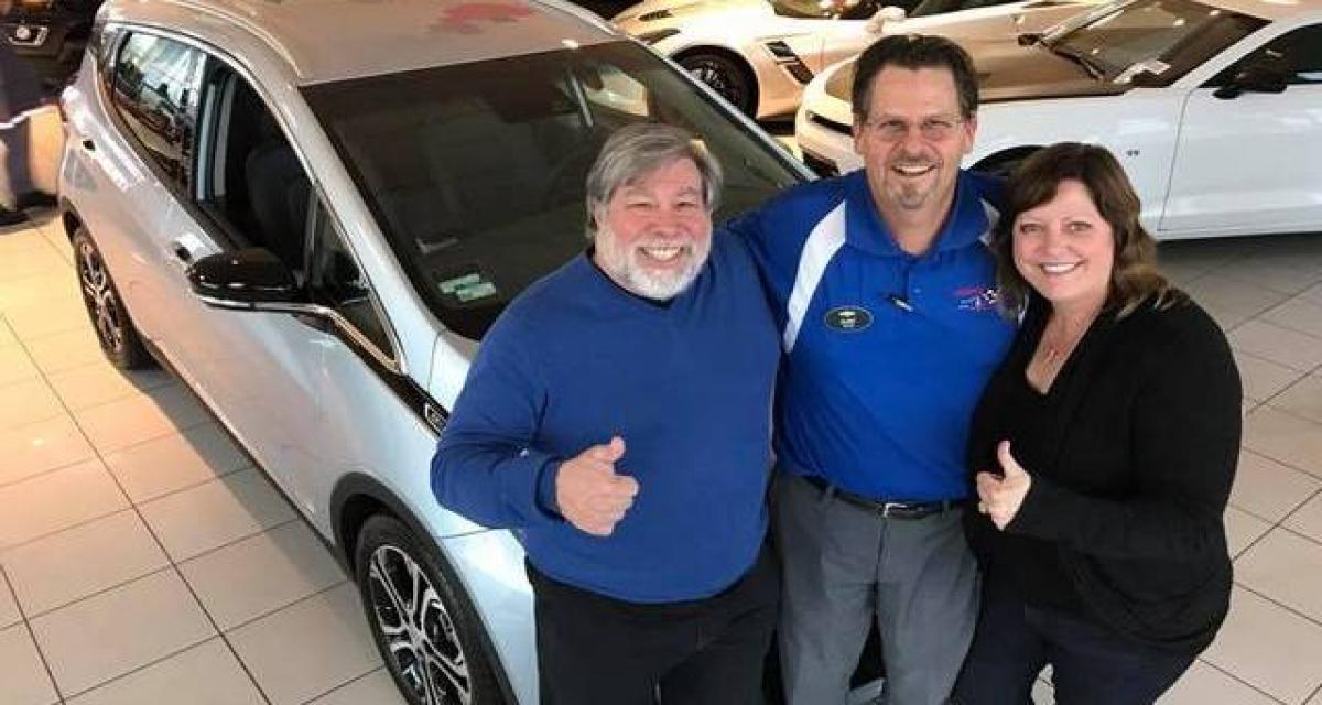 Steve Wozniak aussi client de la Chevrolet Bolt