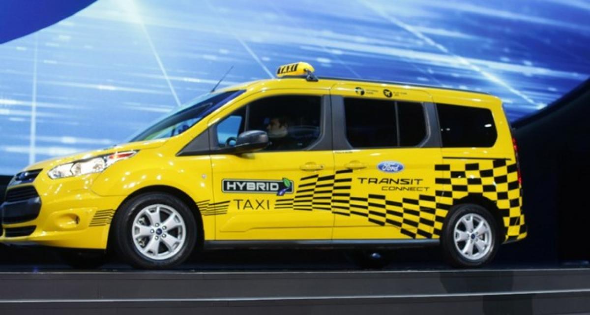 Ford Transit Connect hybride : taxi et prototype