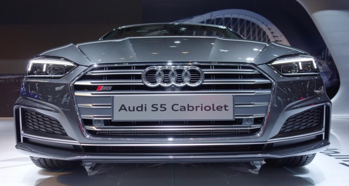 Bruxelles 2017 live : Audi S5 Cabriolet