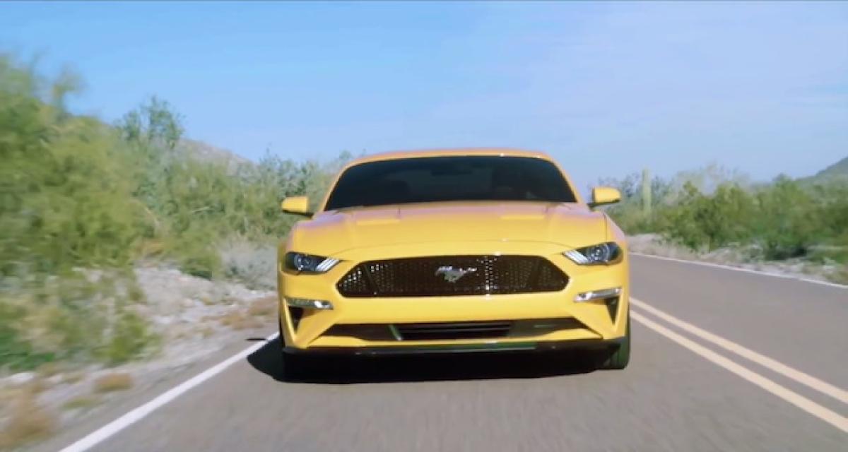 La Ford Mustang restylée apparaît sur le web