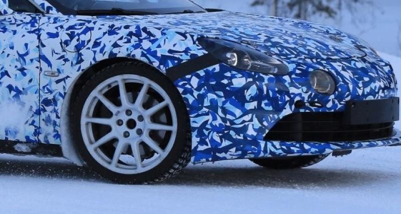  - Spyshot : la future sportive Alpine ne craint pas les frimas de l'hiver