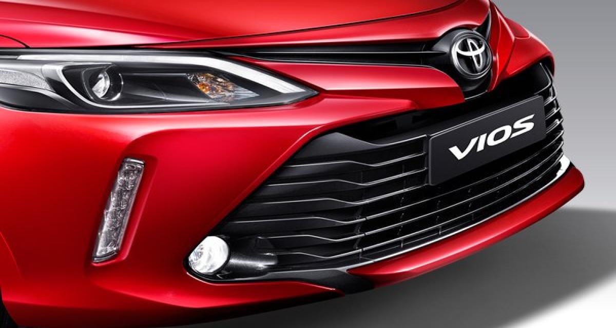 La Toyota Vios restylée quitte la Chine