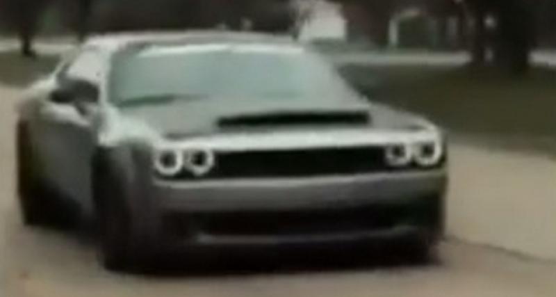  - Dodge Challenger SRT Demon : débusquée à Detroit