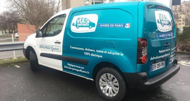 - VULe Partagés : à Paris des véhicules utilitaires électriques en autopartage