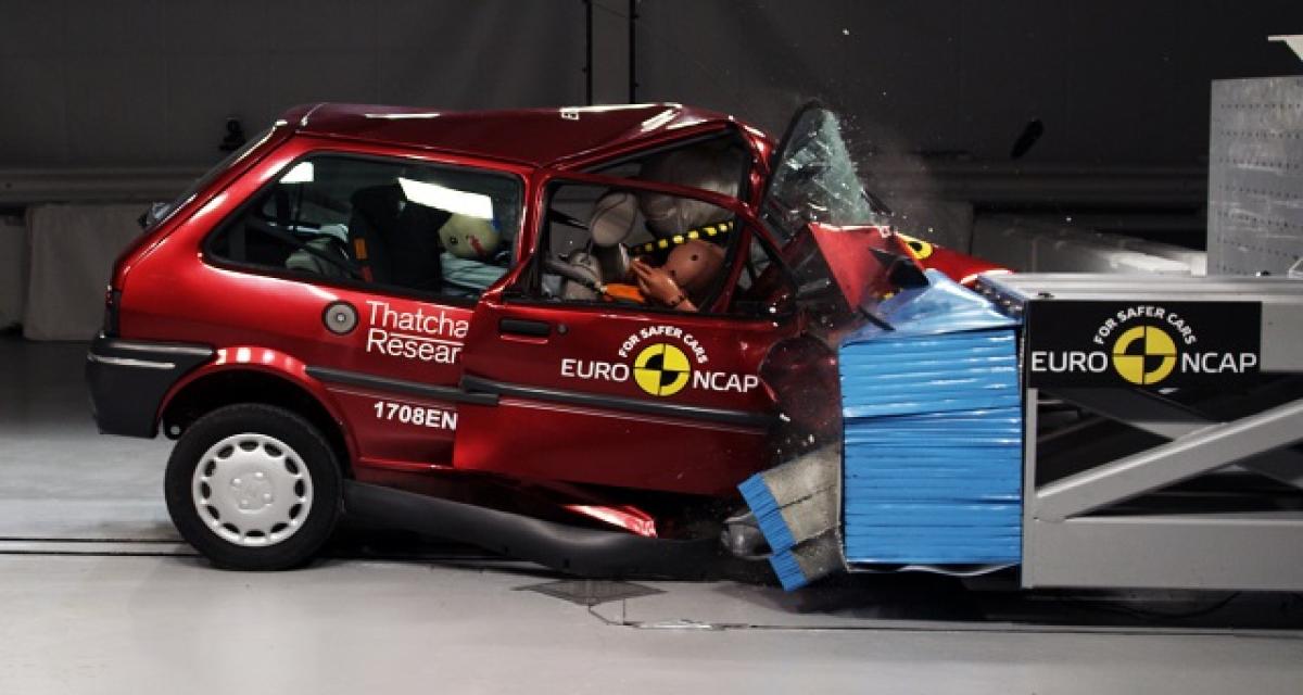 Pour ses 20 ans, l'EuroNCAP crashe une Rover 100 de 1997