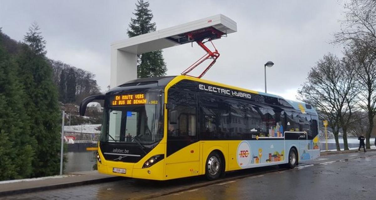 Namur et Charleroi s'offrent 90 bus électrique Volvo