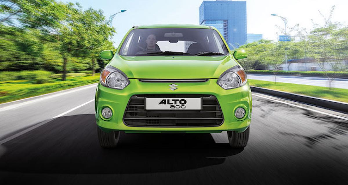 La Maruti/Suzuki Alto arrivera début 2018