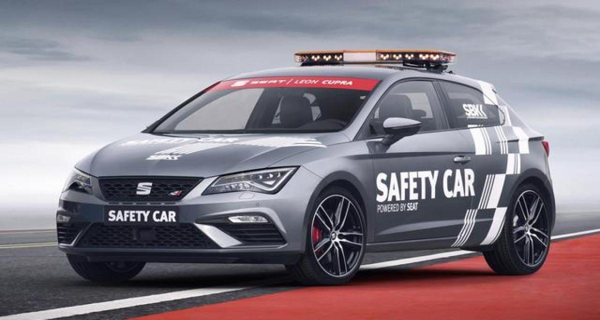 Seat Leon Cupra : nouvelle safety car officielle du Superbike