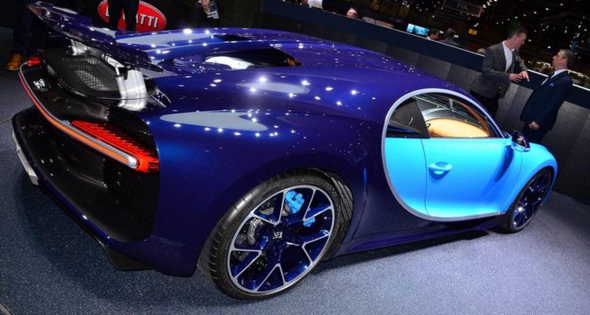 Bugatti Chiron : un 0-402-0 km/h en moins de soixante secondes chrono