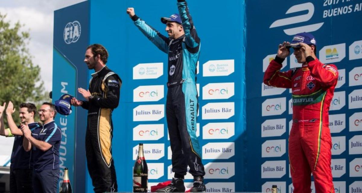 Formule e - Buenos Aires 2017 : Buemi réalise la passe de 3