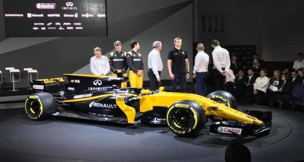 F1 2017 live : Renault dévoile la R.S.17