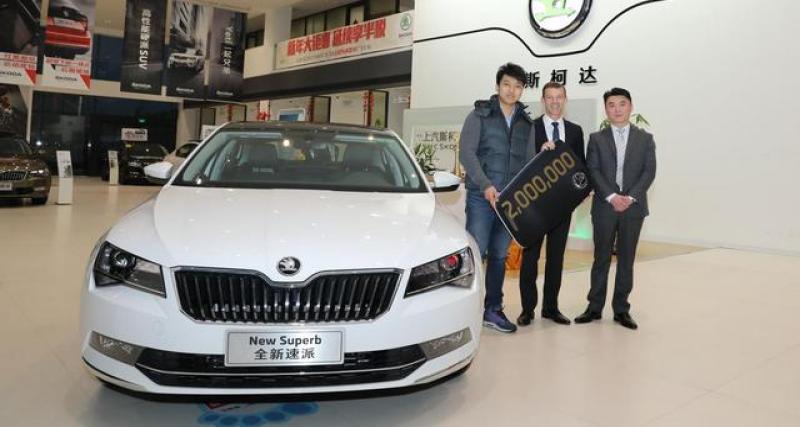  - Škoda : deux millions en Chine