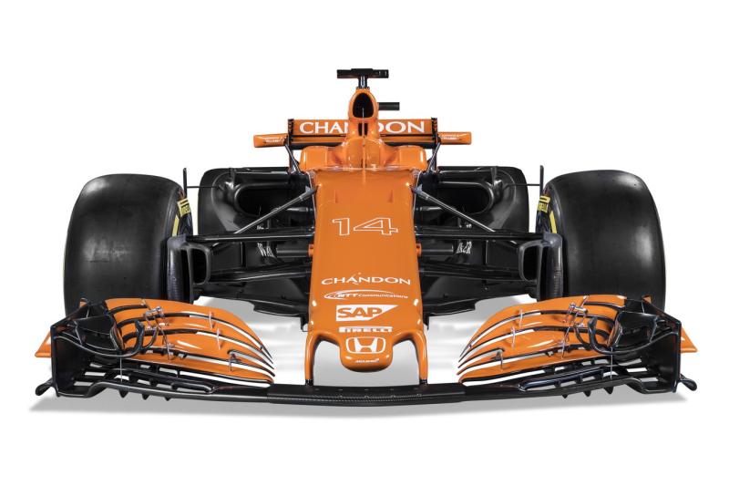  - F1 2017 : la McLaren MCL32 passe à l'orange 1