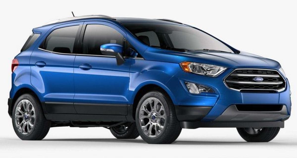 Ford EcoSport : importé depuis l'Inde sur le marché américain
