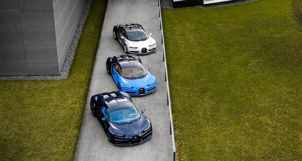 Bugatti Chiron : en un an déjà 250 commandes